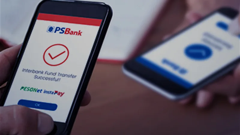 Philippine online bank transfer via InstaPay and PESONet